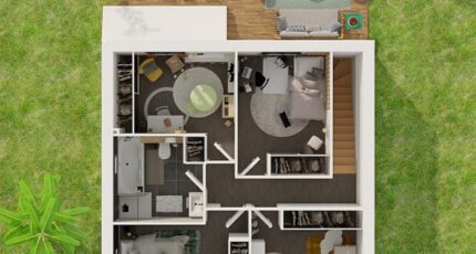 Etage GI 4 ch - GARAGE SUITE PARENTALE 32206-4586modele720210624sdTQE.jpeg - Maisons Tradilignes