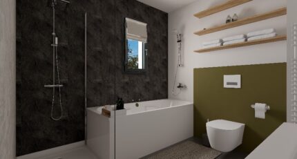 Etage GI 4 ch - GARAGE SUITE PARENTALE 32206-4586modele7202106241O44m.jpeg - Maisons Tradilignes