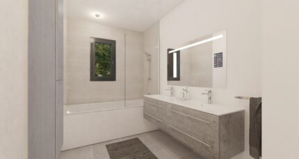 Plain-pied GA 4 ch _ CHAMBRE TWIN + GARAGE SUITE PARENTALE 32178-4586modele820210611nyaAp.jpeg - Maisons Tradilignes