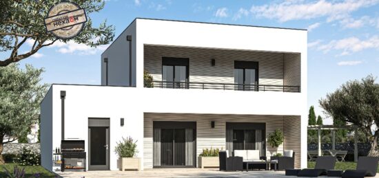 Plan de maison Surface terrain 114 m2 - 5 pièces - 4  chambres -  sans garage 